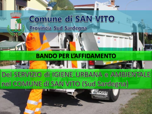 Bando per l'Affidamento del Servizio di Igiene Urbana e Ambientale - Comune di San Vito